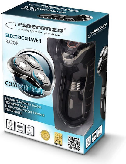 Esperanza EBG002K Rotating Electric Shaver Face Rechargeable