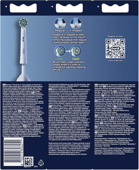Oral-B Cross Action Electric Toothbrush Replacement Heads 12pcs