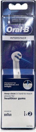 Oral-B Interspace Electric Toothbrush Replacement Heads for 853893 2pcs