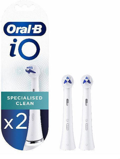 Oral-B iO Specialised Clean Electric Toothbrush Replacement Heads 123666 2pcs