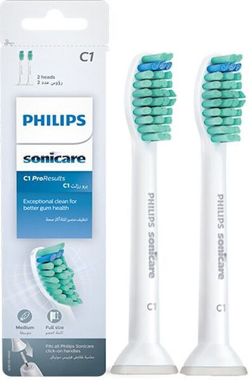 Philips Sonicare ProResults Ersatzköpfe für Standard HX6012/07 2 Stück