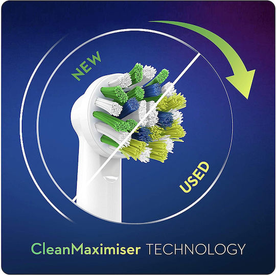 Oral-B CrossAction CleanMaximizer Replacement Heads for 321217 5 Pieces