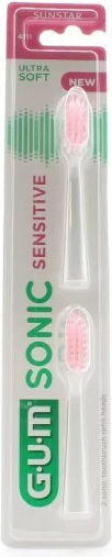 GUM Sonic Senistive 4111 Rezerve capete periuta dinti electrica 2 buc