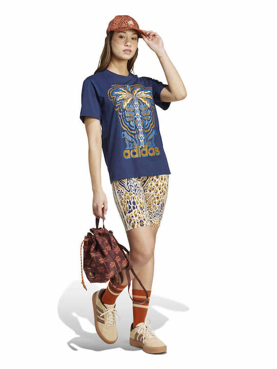 X FARM Rio Графична Дамска Спортна T-shirt Многоцветна