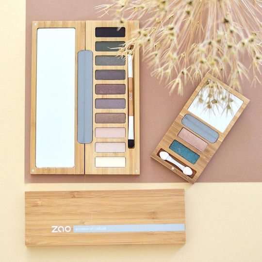 Zao Organic Makeup Pearly Eye Shadow in Solid Form 102 Pink Beige 1.3gr