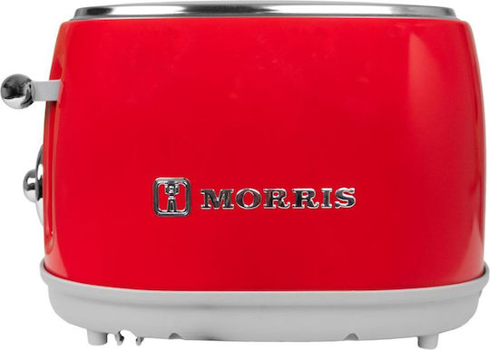 Morris Toaster 2 Slots 850W Red