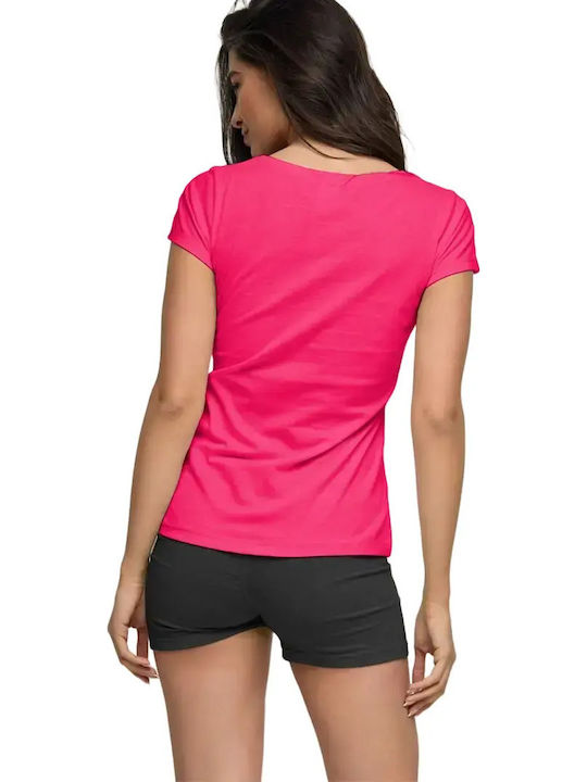 Women's Athletic T-shirt Fuchsia