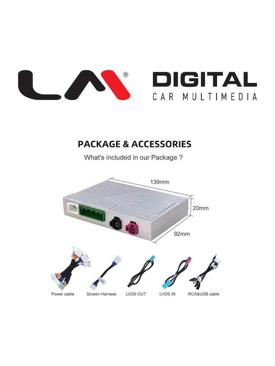 LM Digital Auto-Audiosystem Für Lexus ES UX NX RX Bluetooth USB Eingebautes Wi-Fi GPS Apple CarPlay Android Auto