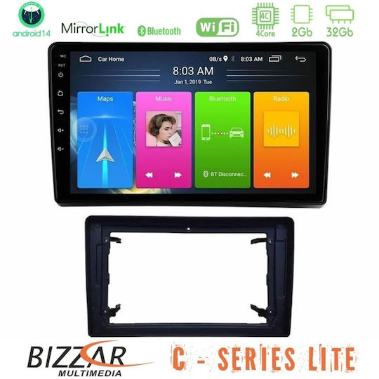 Bizzar Car Audio System for Jeep Commander / Grand Cherokee / Patriot Dodge Nitro 2007 (Bluetooth/USB/AUX/WiFi/GPS/Apple-Carplay/Android-Auto) with Touch Screen 10"