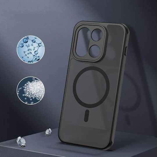 Tech-Protect Magmat Umschlag Rückseite Silikon / Kunststoff Schwarz (OnePlus 15)
