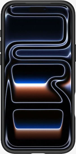 Spigen Ultra Hybrid MagFit Rückseite Umschlag Silikon / Kunststoff 2mm Frost Schwarz Orange (iPhone 17 Pro)