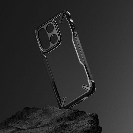 Ringke Fusion X Rückseite Hülle Silikon / Kunststoff 2mm Schwarze (OnePlus 15)