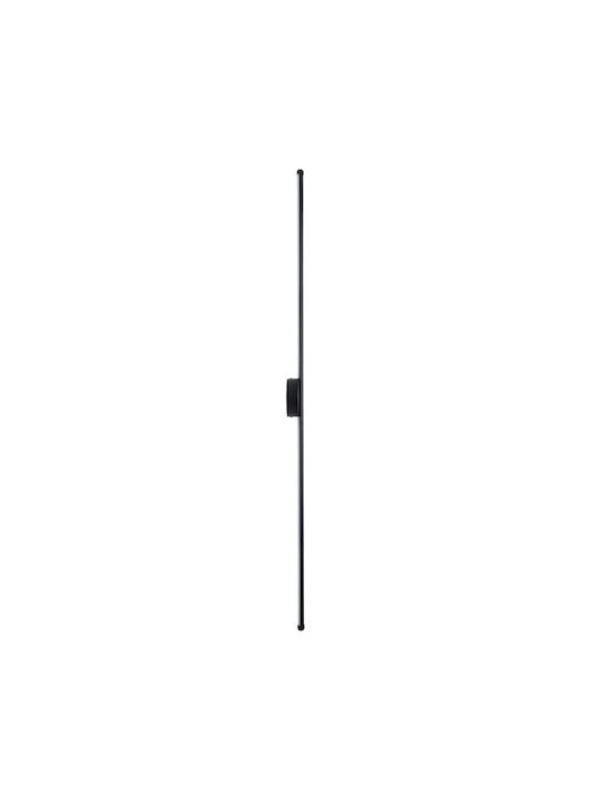 VenCore Modern Lamp Wall with Integrated LED and Adjustable White Light Black