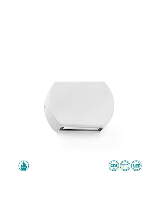 Faro Barcelona Pill Wandmontierte Außen-Deckenleuchte LED IP54 4W 10x9.5εκ.