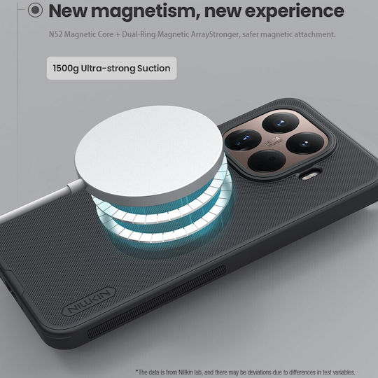 Nillkin Super Frosted Back Cover Plastic / Silicone Black (Xiaomi 15T Pro)