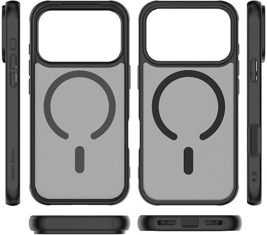 Mobile Origin Back Cover Σιλικόνης 1.5mm Μαύρο (iPhone 17 Pro)