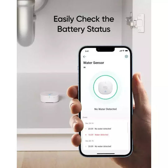 Eufy Wireless Battery Flood Detector Wi-Fi