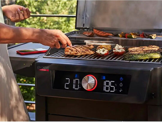 Char-Broil Evolve Cu picioare Grătar Electric Grătar 2400W cu Capac și Termostat Reglabil 57bucx39buccm