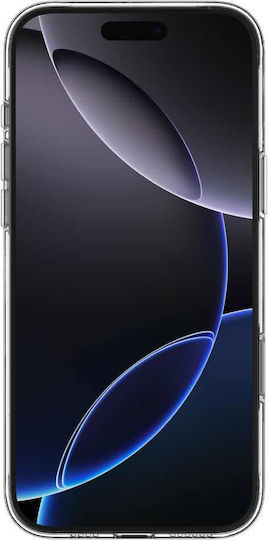 Spigen Thin Fit T Back Cover Plastic / Silicone 1.55mm Clear White (iPhone 16 Pro)