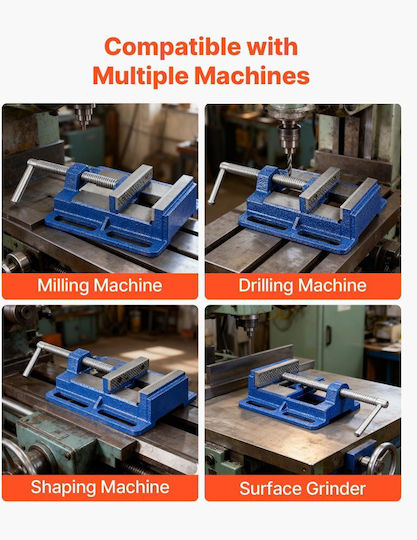 Vevor Fixed Drill Press Vise made of Cast Iron with Maximum Opening of 102mm