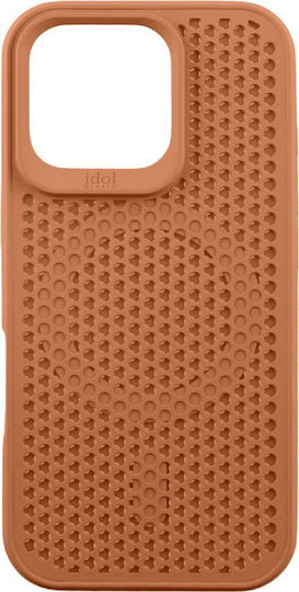 Idol 1991 Air Umschlag Rückseite Silikon Braun (iPhone 17 Pro Max / iPhone 17 Pro / iPhone 16 Pro Max)