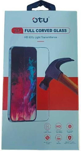 ObaStyle Vollkleber Vollflächig gehärtetes Glas Schwarz (Redmi 10C)