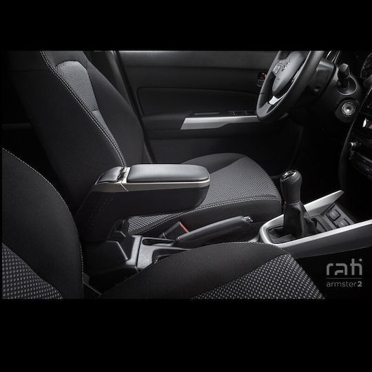 Rati Armster Τεμπέλης Αυτοκινήτου από Δερματίνη Universal Ford Focus Ασημί Χρώμα
