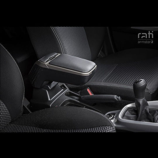 Rati Armster Τεμπέλης Αυτοκινήτου από Δερματίνη Universal Ford Transit Connect / Transit Ασημί Χρώμα