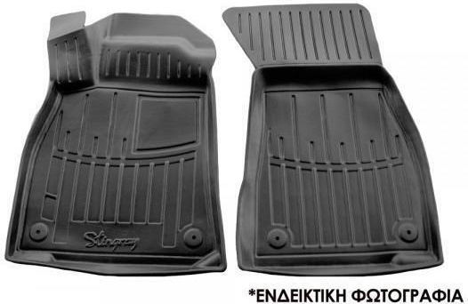 Race Axion Front Mats 2pcs Tray Type for Ford Fiesta 2008-2017 Black