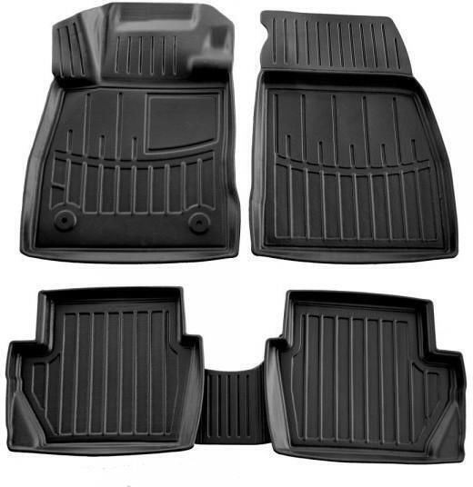 Race Axion Set of Front and Rear Mats 5pcs Tray Type for Ford Puma 2019 Black