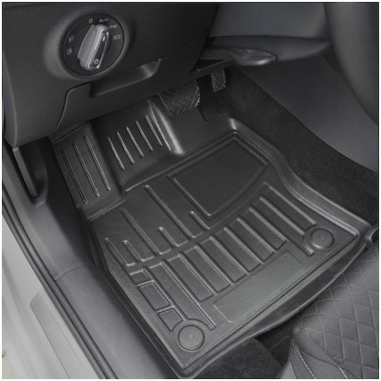 Umbrella Set Covorașe Față și Spate 2buc din Furtun pentru Renault Zoe 2018+ Negre