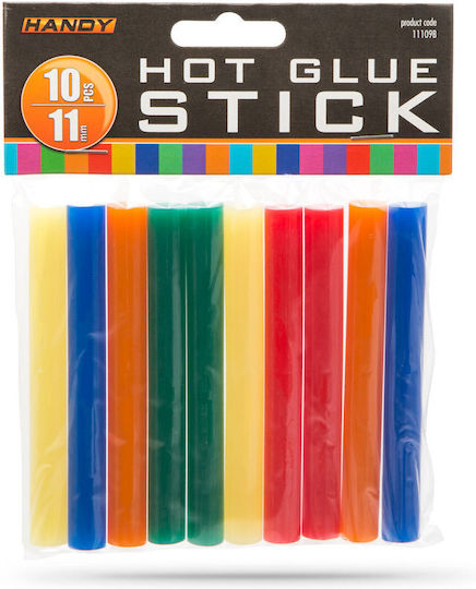 Farbiges Silikon-Heißklebestifte 11mm x 10cm 10 Stück Handy