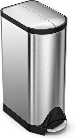 Simplehuman Металик Контейнер За отпадъци с педал 30лт Инокс