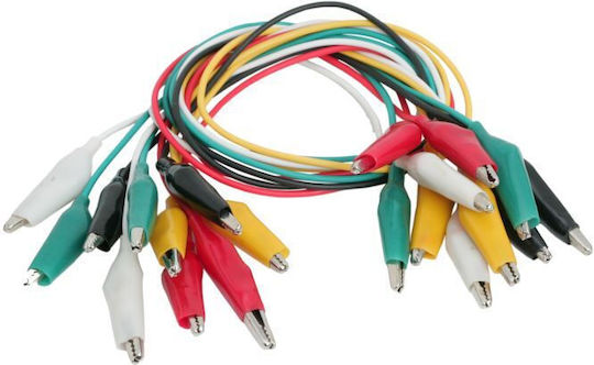 Krokodilklemmen Set 10 Stück 37cm Kabel Set