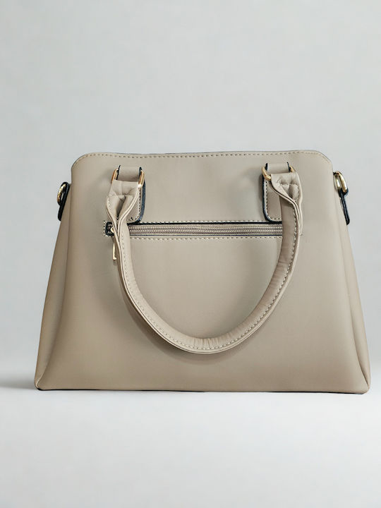 Damentasche Schultertasche Beige