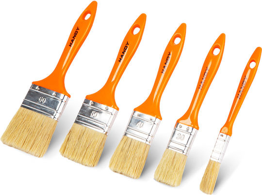 Set De Pensule Din Plastic 5 Bucăți Pachet 20 60 Mm