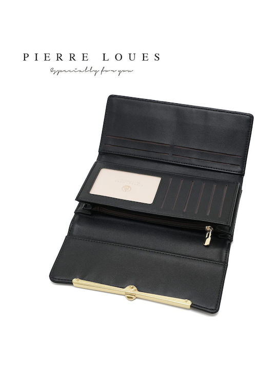 Large Fabric Women's Wallet Classic Black