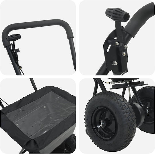 vidaXL 42019627 Wheeled Seed/Fertilizer Distributor