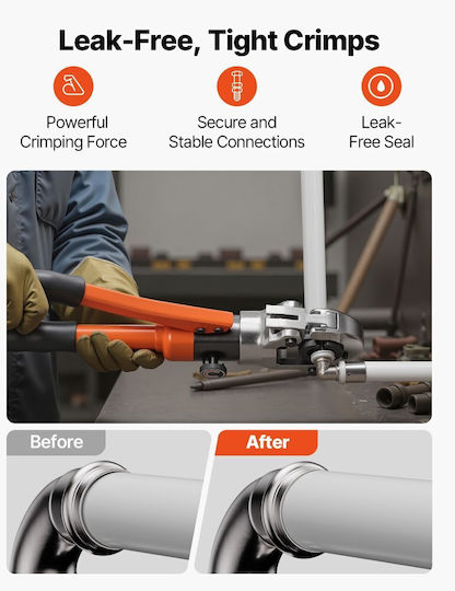 Vevor Hand Pipe Press Fitting Tool