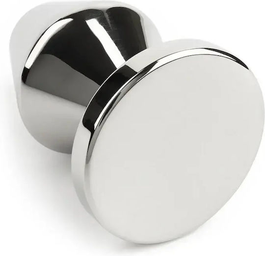 Metallic Anal Plug Small Silver