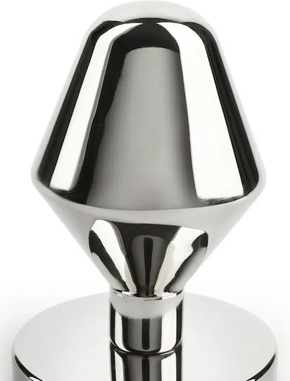 Metallic Anal Plug Small Silver