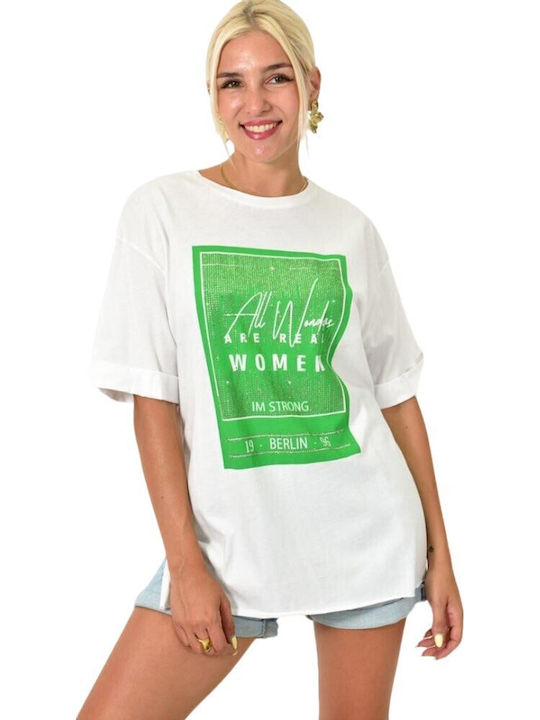 Γυναικείο T-shirt Λευκό