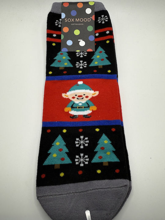 Sox Mood Дамски Коледни Чорапи Black 1Пакет Sox Mood Дамски Коледни Чорапи Black 1Пакет