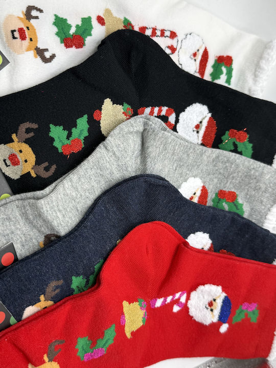 Sox Mood Women's Christmas Socks White 5Pack