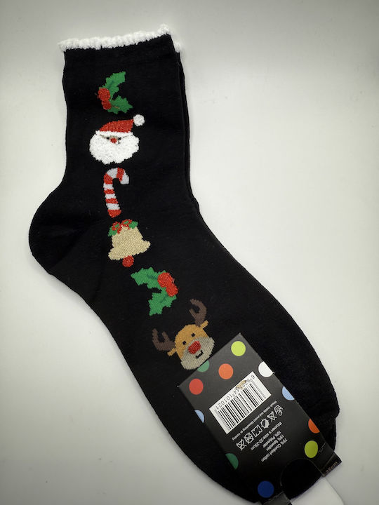 Sox Mood Дамски Коледни Чорапи Black 1Пакет Sox Mood Дамски Коледни Чорапи Black 1Пакет