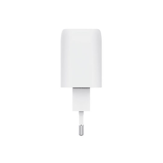 Trust GaN Wireless Charger with USB-C Port 45W Power Delivery White