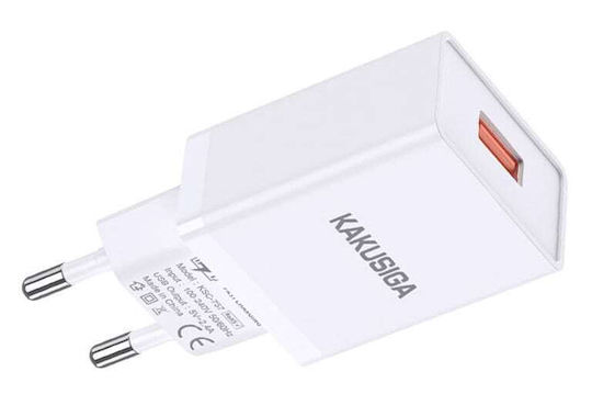 Kakusiga Charger Without Cable with USB-A Port Whites (KSC-930)