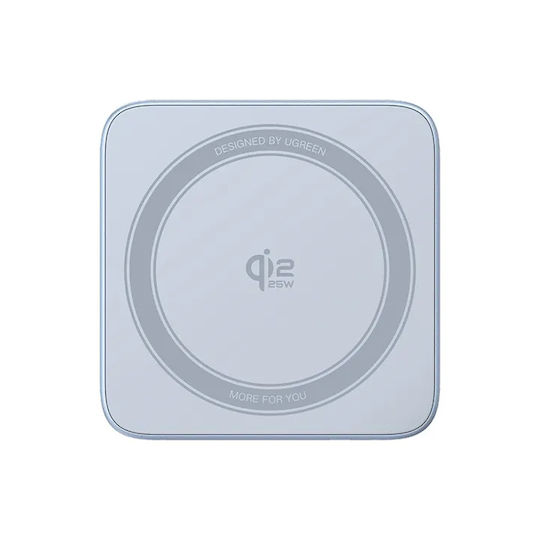 Ugreen Kabelloses Ladegerät Qi2 GaN mit USB-C Anschluss und Kabel USB-C 25W Gray (W752)