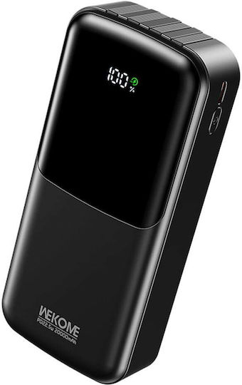 WK WP-66 Power Bank 20000mAh 22.5W Power Delivery Μαύρο