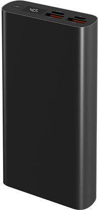 Navitel PWR20 AL Power Bank 20000mAh 22.5W cu 2 Porturi USB-A și Port USB-C Livrarea energiei / Quick Charge 3.0 Negru
